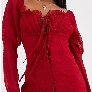 ASOS dress in red